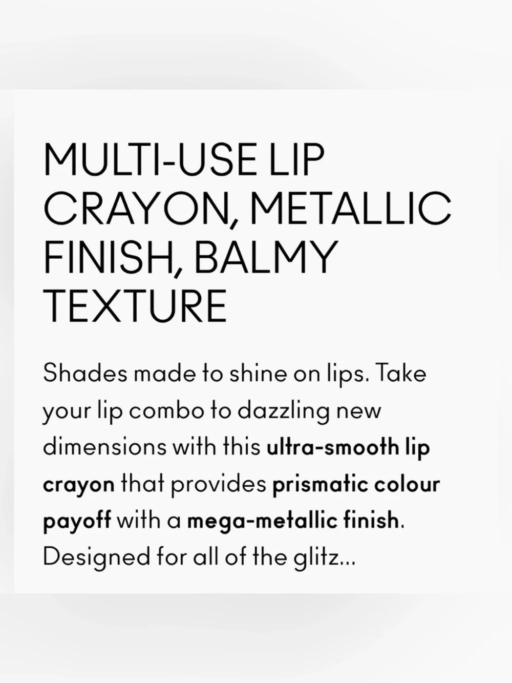 MAC Cosmetics Gemstone Dazzlelips Crayon Gemstone Taupe Blue Pearl Brand New